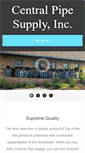 Mobile Screenshot of centralpipe.com